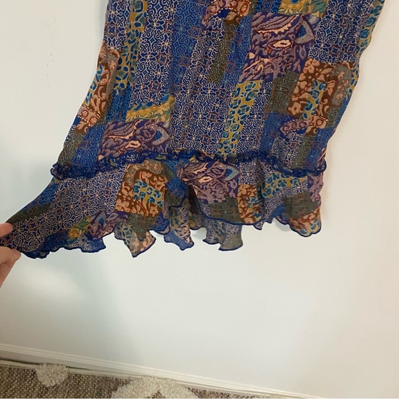 Vintage Scarlett Multi-Patterned Midi Dress size Small/Medium - Picture 4 of 9